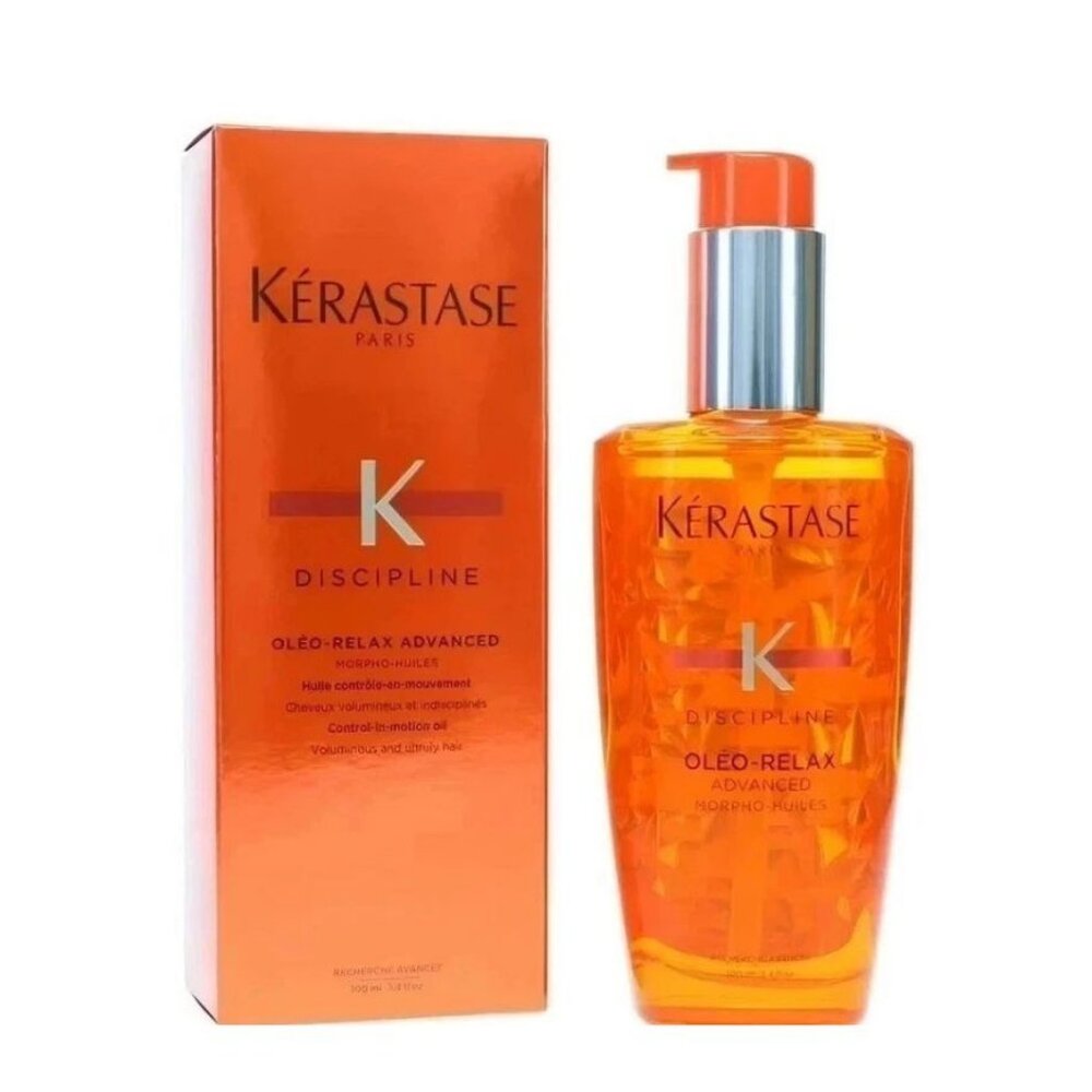 Kerastase Discipline Oleo Relax Advanced Hair Smoothing Oil 3.4oz /100ml New